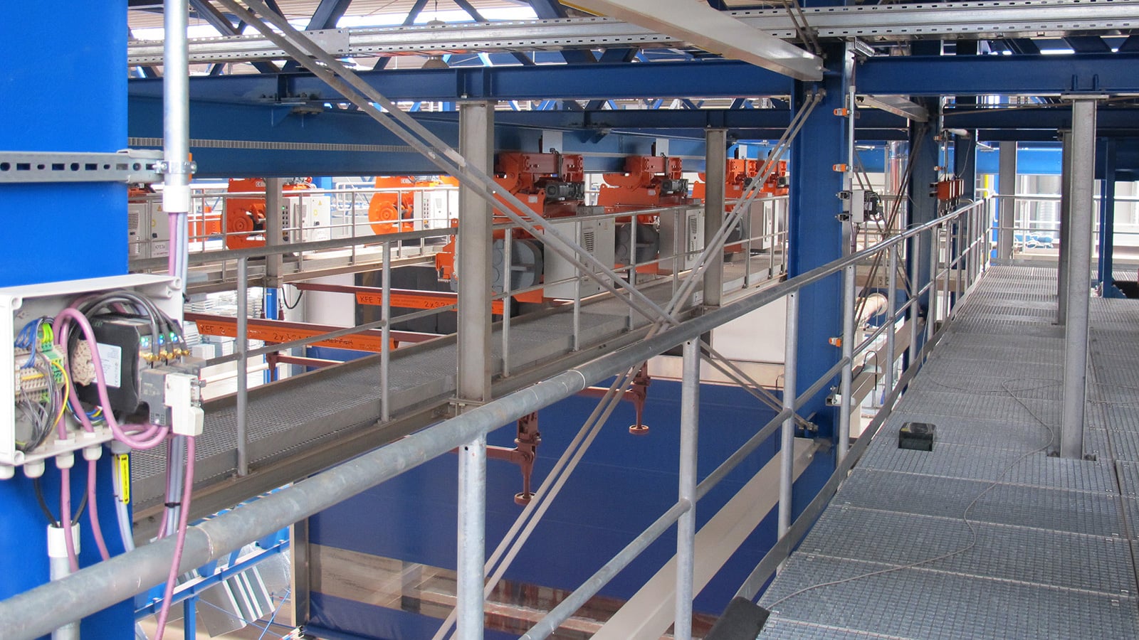 Krananlage mit DATAEAGLE anstatt Schleppkabel